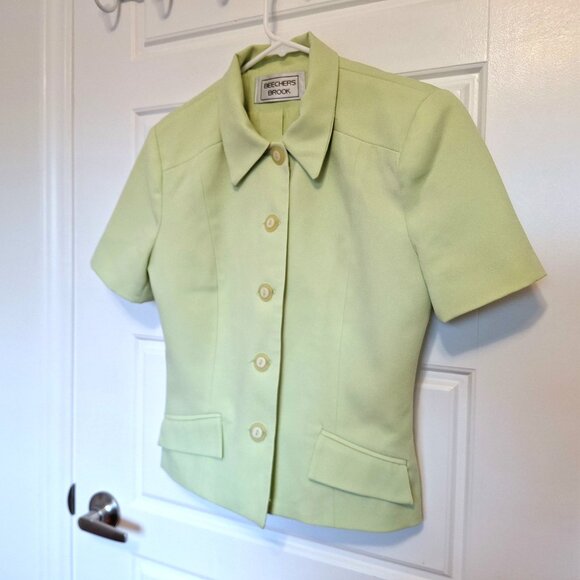Vintage Apple green summer shorts sleeve jacket - Picture 12 of 12